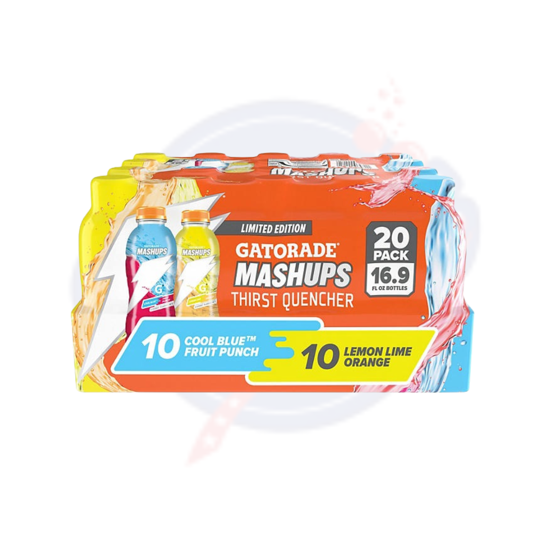 Gatorade Cool Blue + Fruit Punch Mashups 16.9 fl oz / 500 m