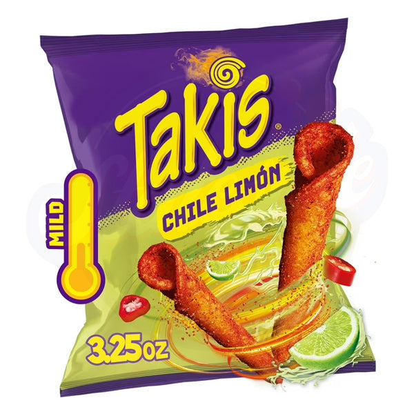 Takis Chile Limón 3.25oz/92.3g  Pack of 5