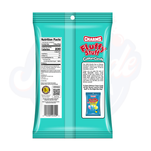 Charms Fluffy Stuff Rainbow Sherbet Cotton Candy 2.1oz/60g