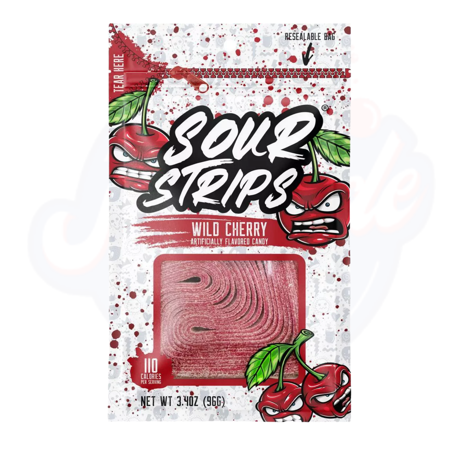 Sour Strips Wild Cherry 3.4oz/96g