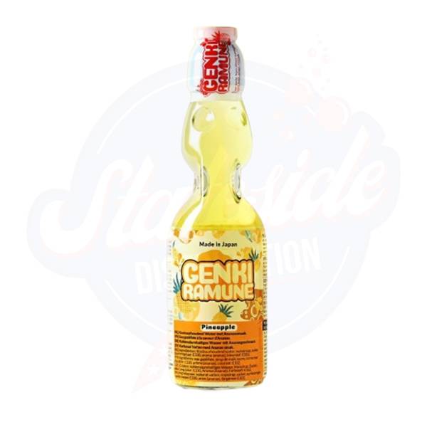 Genki Ramune Pineapple 6.7fl oz/200ml - Pack of 3