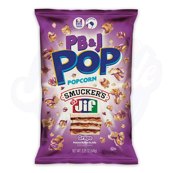 PB&J Candy Pop Peanut Butter & Grape Popcorn- 5.25oz/149g