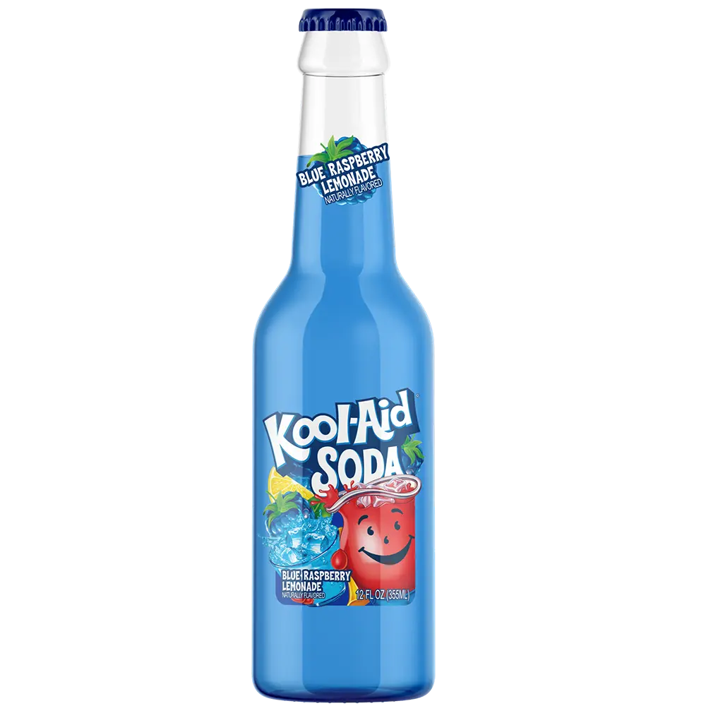 Kool Aid Blue Raspberry Lemonade Soda 355ml