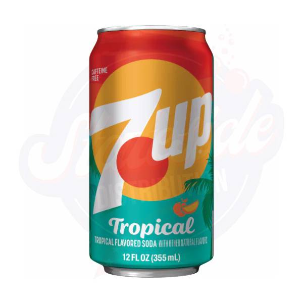 7up Tropical 12fl oz/355ml - Pack of 12