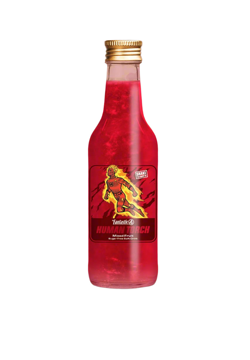 Potions Cauldron Fantastic 4 Human Torch Mixed Fruit Soda 330ml