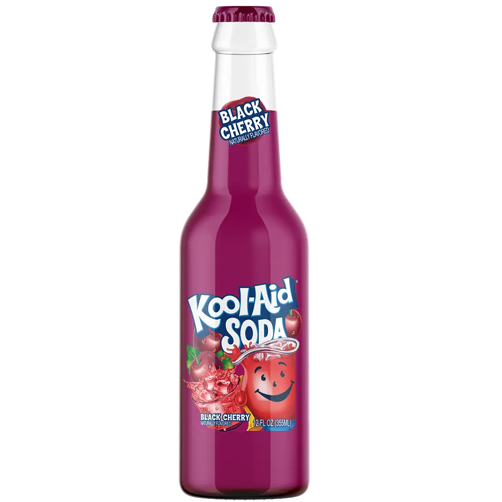 Kool Aid Black Cherry Soda 355ml
