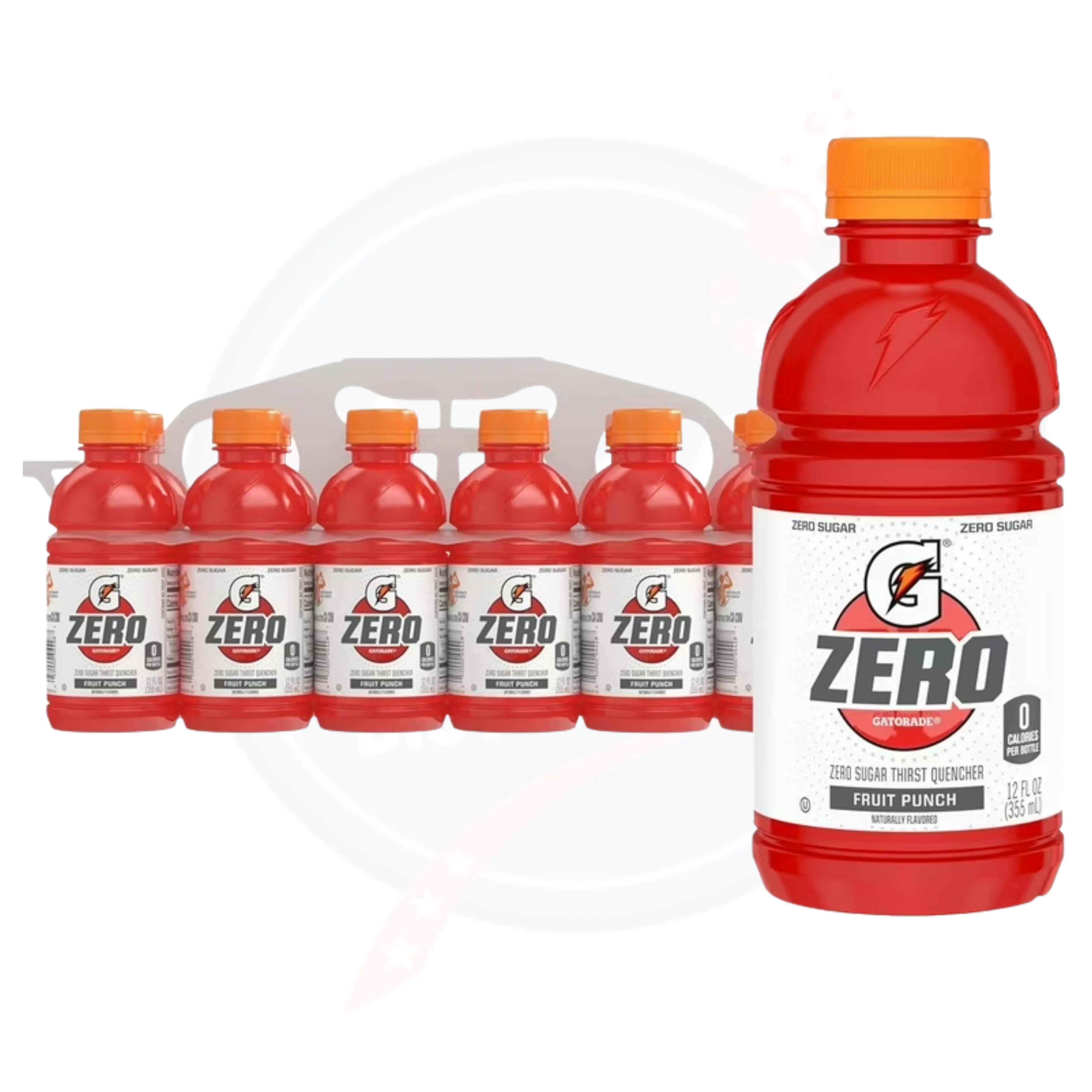 Gatorade Zero Fruit Punch 12 fl oz/355ml - Pack of 12