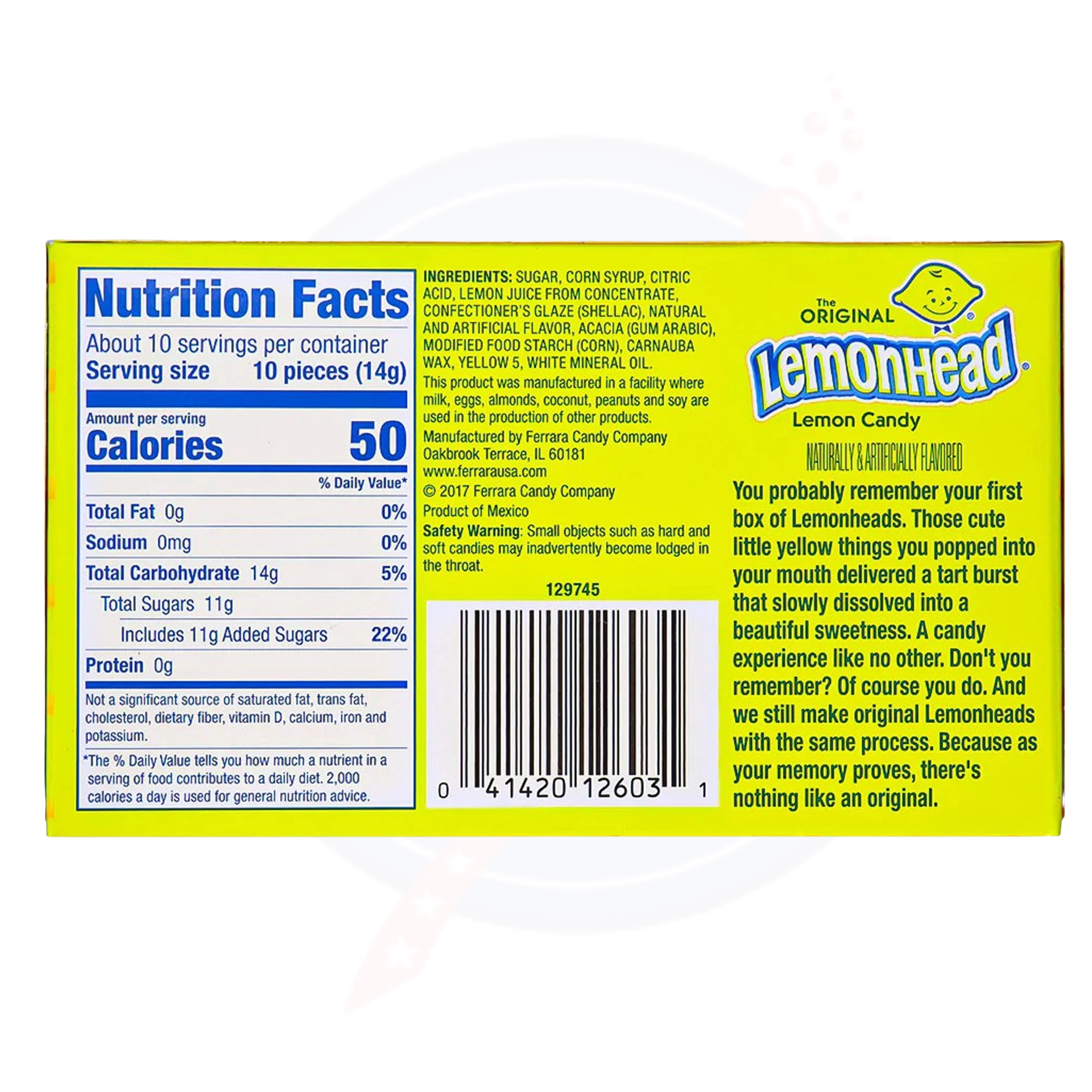 Lemonheads Theatre Box 5oz/142g