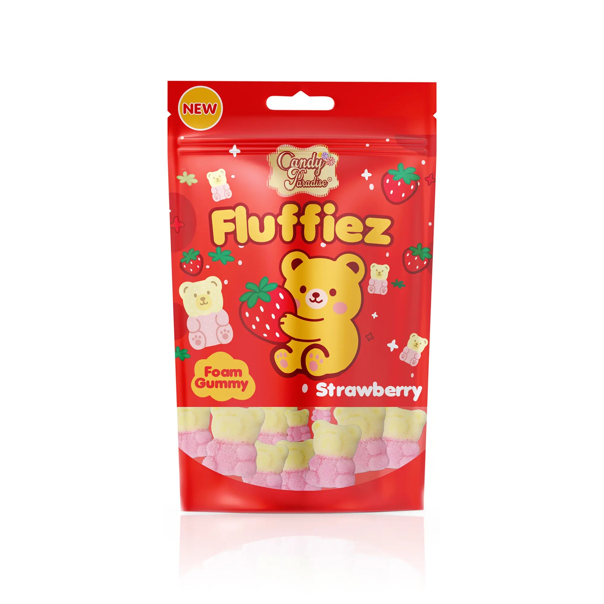 Candy Paradise Fluffiez Strawberry Foam Gummy 100g