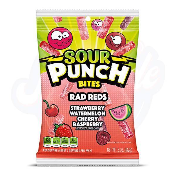 Sour Punch Bites Rad Reds 5oz/142g