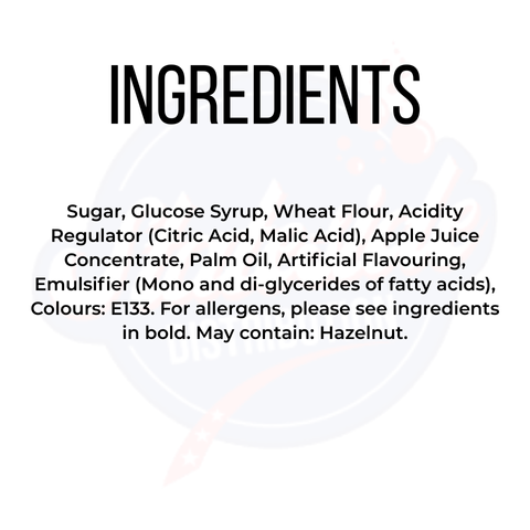 Candy Paradise Sour Belts Berry Blue 100g