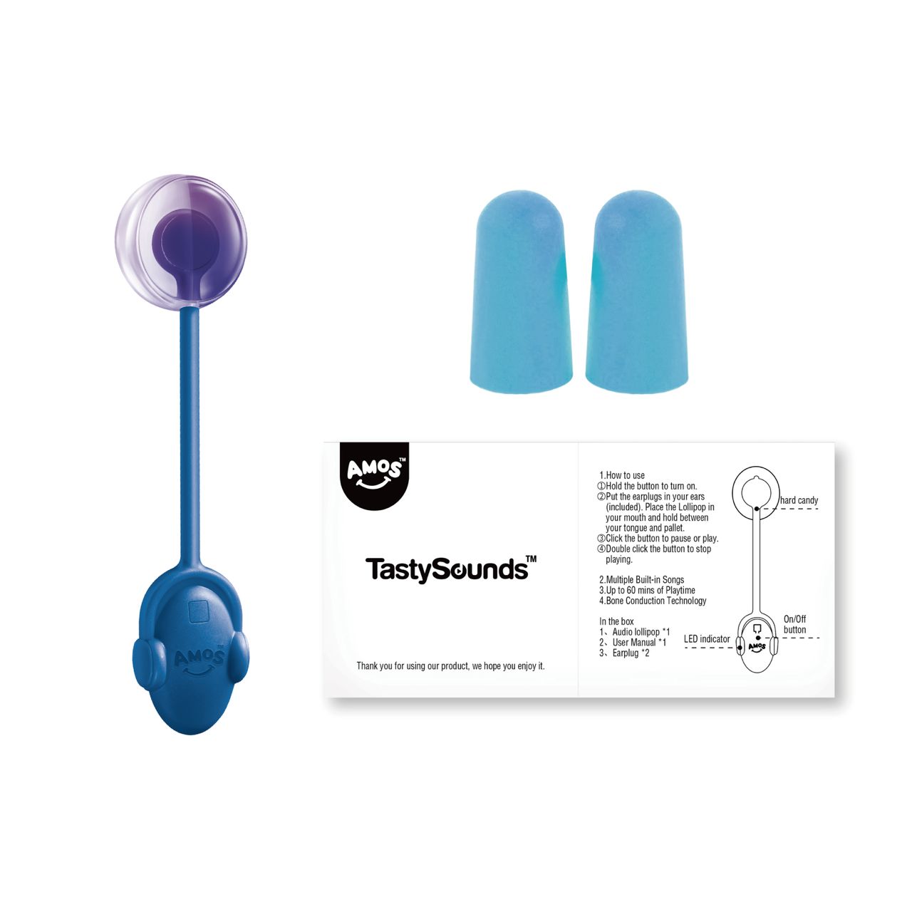 Amos TastySounds Cola 12g