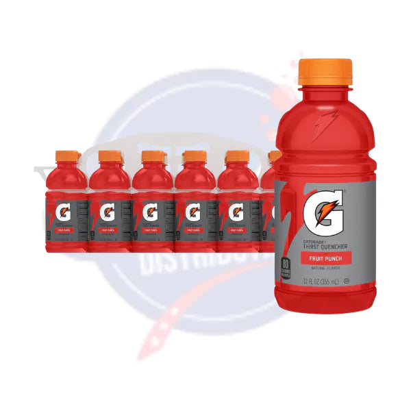 Gatorade Fruit Punch 12 fl oz/355ml - Pack of 12