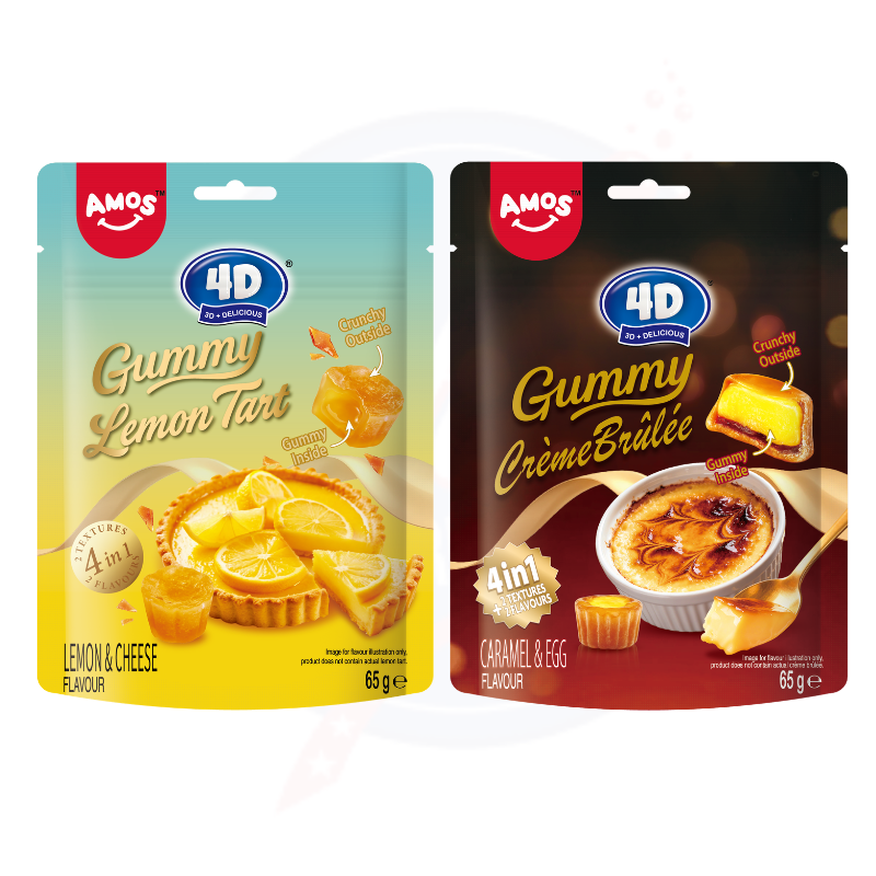 2pk Amos 4D Desserts (Crème Brulee & Lemon Tart)