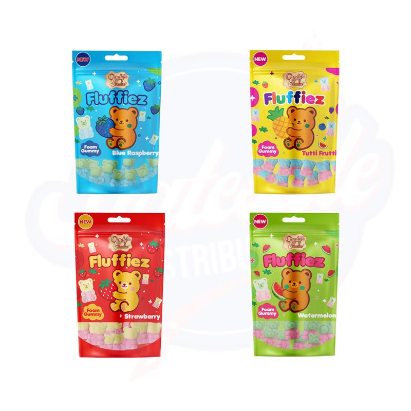 Candy Paradise Fluffiez Foam Gummy - 4 Flavour Bundle
