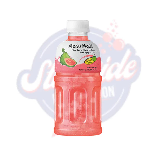 Mogu Mogu Nata De Coco Drink Pink Guava Flavour 10.8fl oz/320ml
